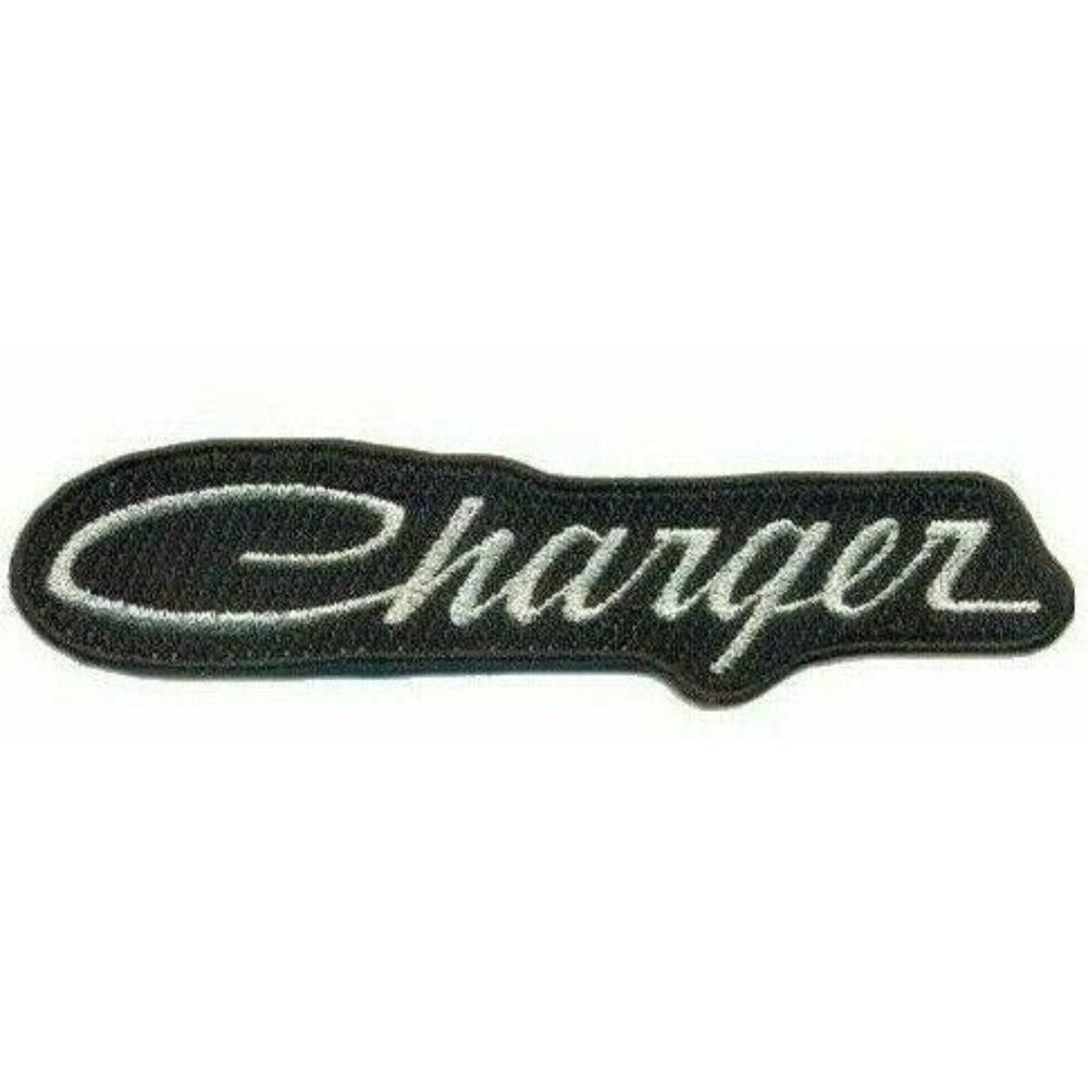 Charger Embroidered Iron On Sew Patch NEW Fast Ship